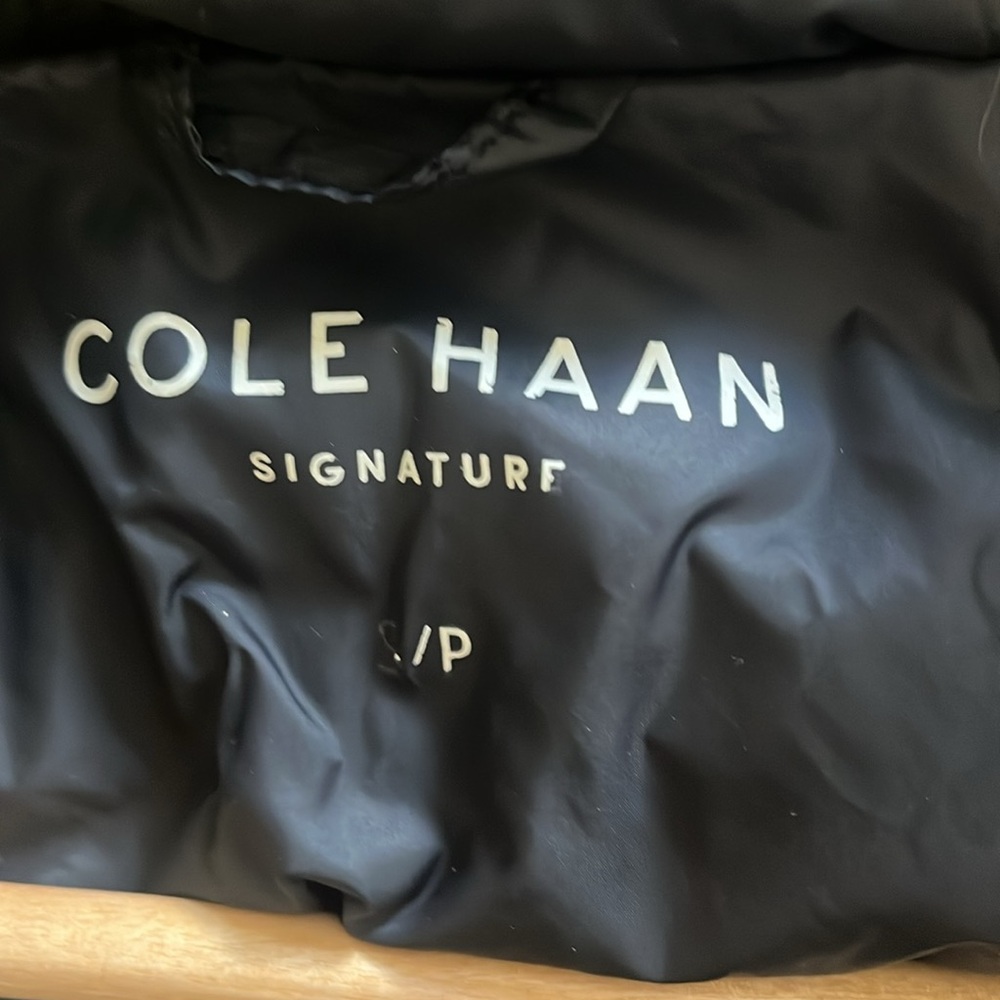Cole Haan woman’s  quilted down jacket small/petite black - Picture 12 of 12